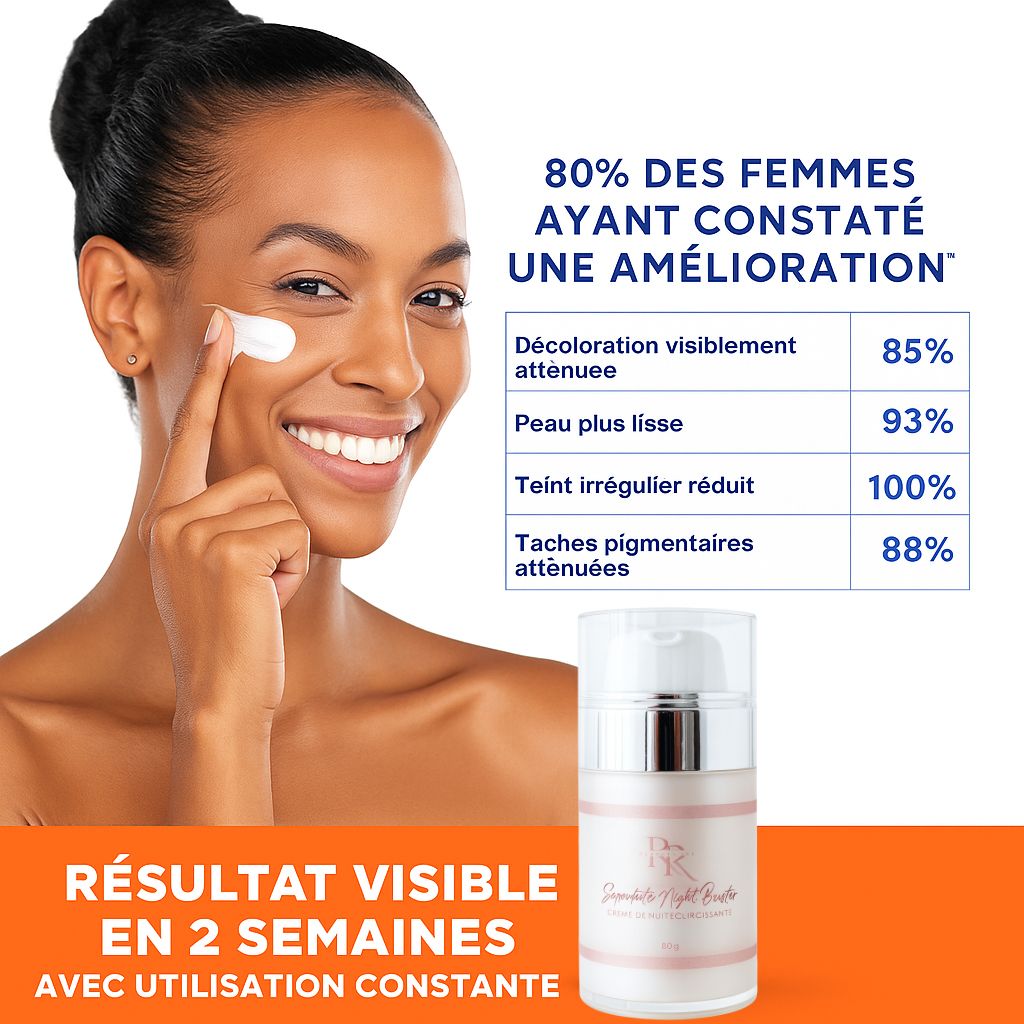 Crème de Nuit Éclaircissante|  Night Face Booster