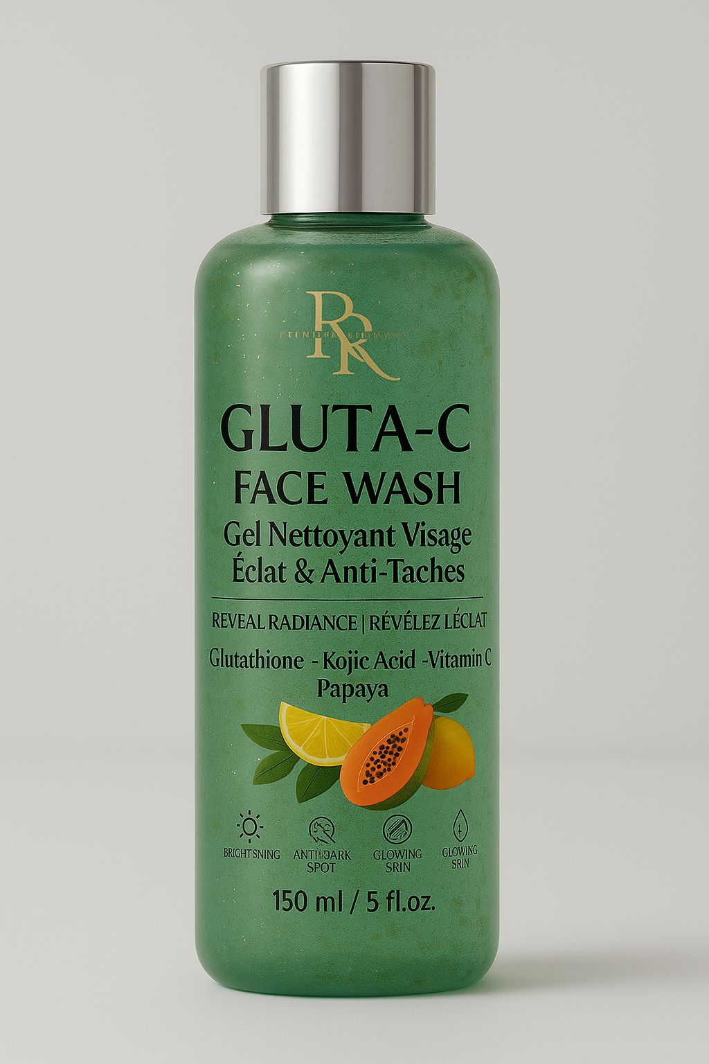 GLUTA-C Face Wash - Gel Nettoyant Visage Éclaircissant