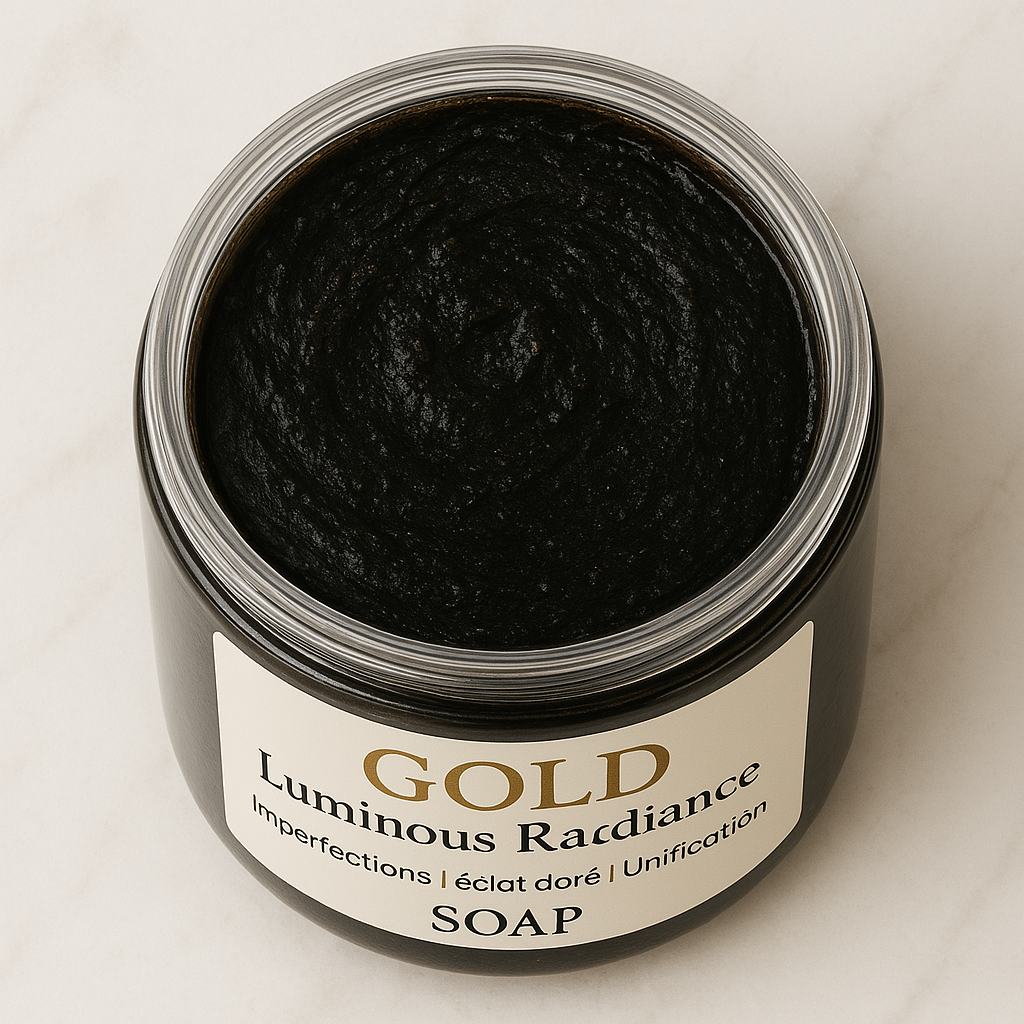 Gold Luminous Radiance Soap | Savon Noir Eclat Doré