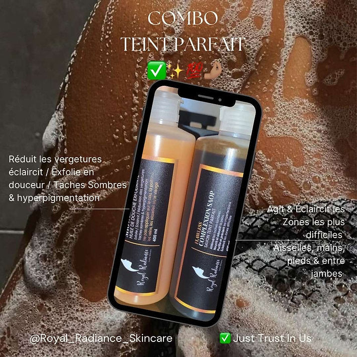 Combo teint parfait | Mains, pieds, coudes | Hyperpigmentation